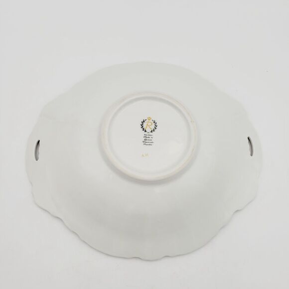Reichenbach Vtg Porcelain Handled Serving Bowl/Plate German Democratic Republic - Picture 8 of 10